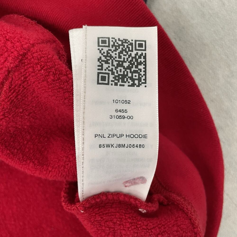 True Religion Sweater Adult XL Red Full Zip Hoodie Buddha Streetwear Mens Y2K - Picture 5 of 10